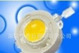 LED灯珠白光 1W大功率光源 100-110lm 正白光 双金线