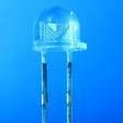 现货供应4.8mm草帽白灯LED高亮低光衰（1500-1800）led