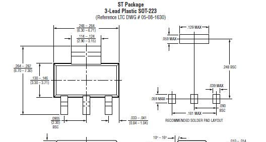 供应LT1118CST-2.5线性稳压IC 111825 SOT-223