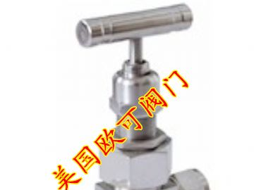 供应进口卡套式针形截止阀
