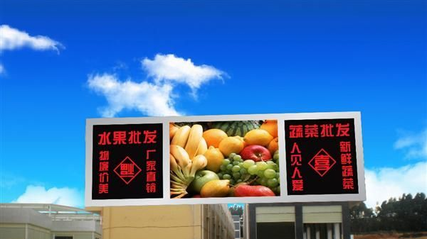 LED电子屏半户外P10双色