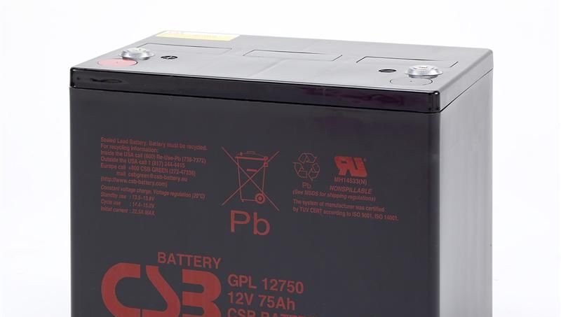 供应CSB GPL12750（12v75ah）蓄电池