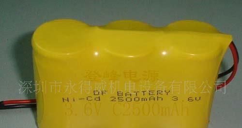 供应镍镉电池C2500 3.6V镍镉电池组
