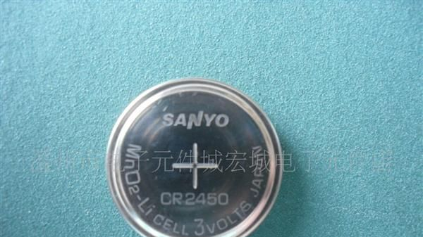 特价供应三洋钮扣电池CR2450 3v600mah