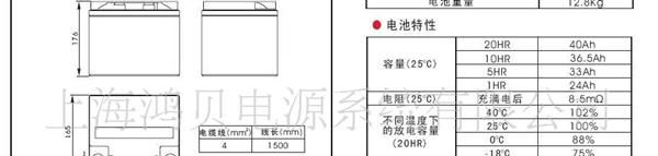 铅酸胶体蓄电池12V40AH
