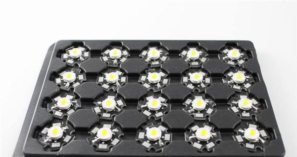 3W大功率LED白光灯珠 高亮度 双金线 晶元45mil