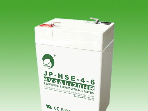 供应（JUMPOO）铅酸蓄电池 6V4AH 消防应急灯内置可循环充电