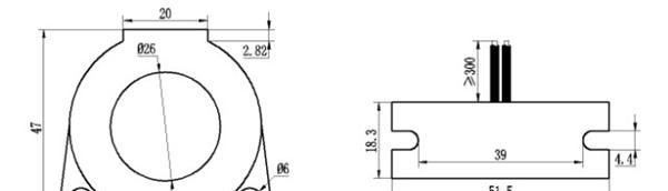 供应KHCT7T1L-100A/100mA电机保护用电流互感器 1000/1