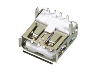 USB AF母座90度直脚 USB插座A型90度直角直插