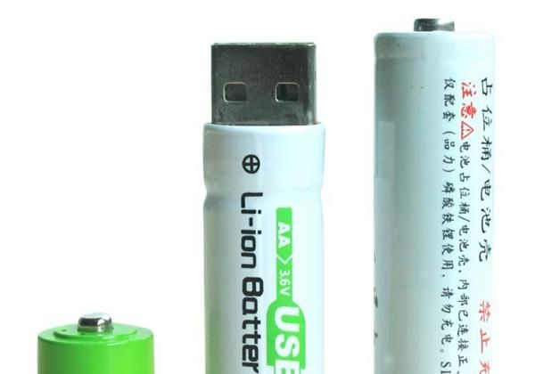 USB电池 USB镍氢电池 AA电池 1450mah 充电电池