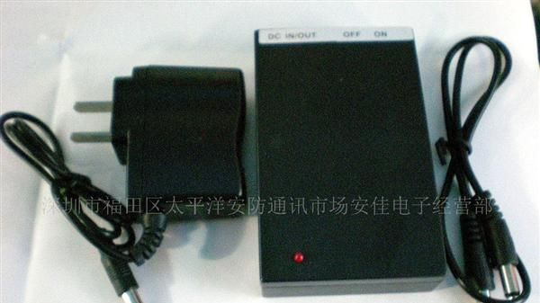 监控/无线影音用12V 1800mA可充电锂电池
