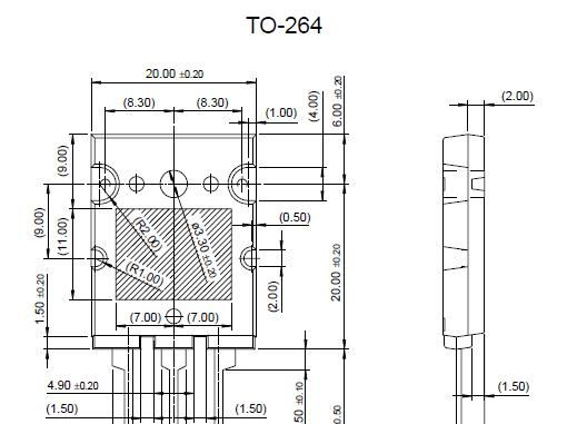 供应FQL40N50 TO-264 500V 40A MOSFET管