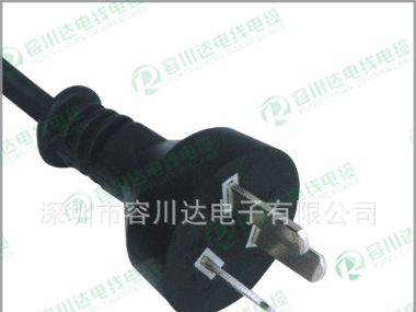 供应热门推荐电动车充电器二插IRAM认证电源线\阿根廷认证电源线