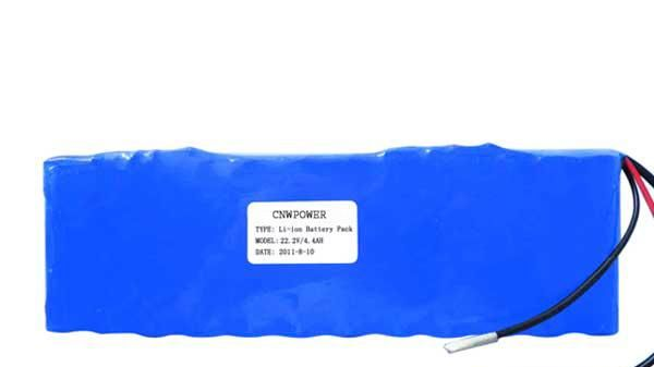 22.2V锂离子电池 4400mAh 6串锂电池组