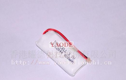 广州电池3.7V锂充电电池带保护板和插头(图)