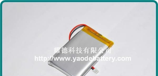 耀德科技供应行驶记录仪用3.7V1.3A聚合物锂电池(图)