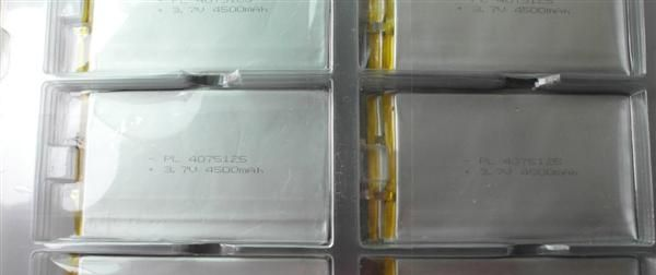 锂电池4500MAH，PL4075125-4500MAH，聚合物电池，软包电池，电池