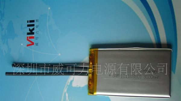 锂聚合物电池824860 3.7V,移动DVD电池824860,上网本电池