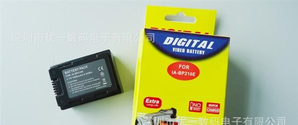 三星 IA-BP210E电池 HMX-H200 H204 H205 S10 S16 F44 F40