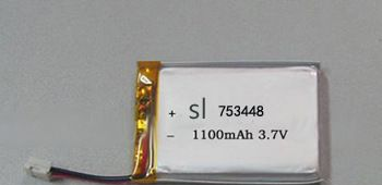 753448聚合物锂电池3.7V 1100mAH