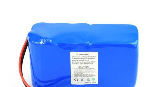 11.1V锂离子电池 31wh3串锂电池组