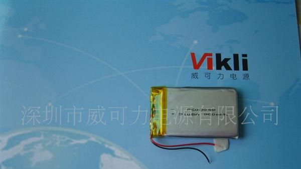 供应锂聚合物电池603048-900MAH