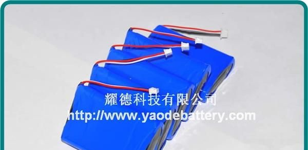3.7V  LED矿灯电池3000毫安锂电池(图)