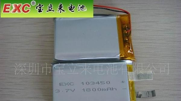 供应四轮定位仪103450聚合物锂电池
