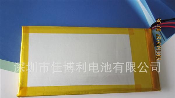 平板电脑，电子书，移动DVD  7558120 2600MAH 7.4V 聚合物锂电池