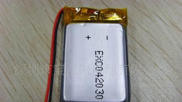 供应探测器专用聚合物锂电池