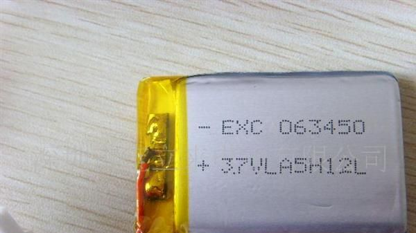 供应高容量聚合物锂电池603444-850MAH