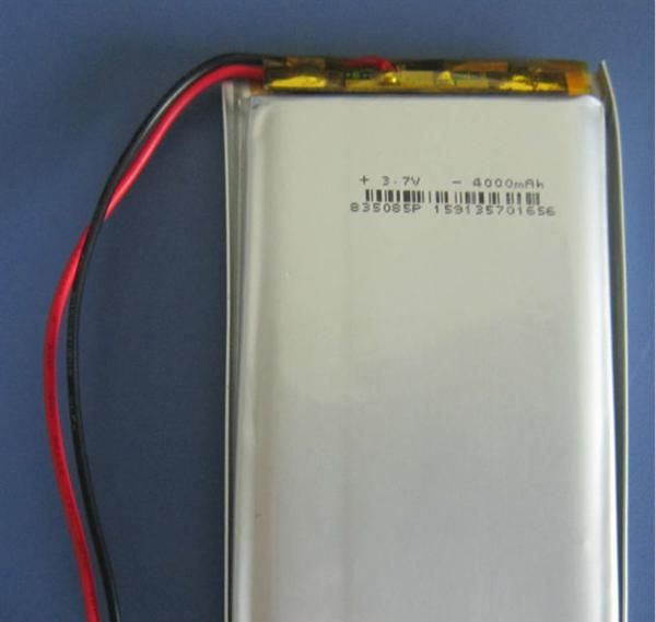 855085聚合物锂电池3.7V 4000mAH