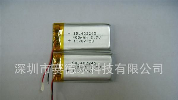 供应 录音笔 聚合物锂电池 402245
