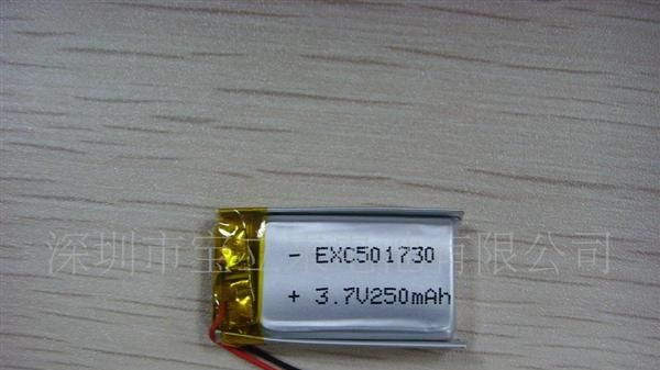 供应高品质602030聚合物锂电池 300MAH