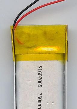 602065 3.7V 750mAH聚合物锂电池