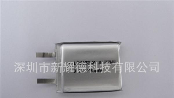 3.7V-750mAH 603040聚合物锂离子电池
