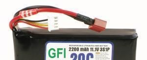 供应高倍率电池-2200mah 11.1v 20C A级电芯/5C充电