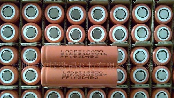 供应进口锂电池全新原装LG ICR18650B2/2600MAH 笔记本电池芯