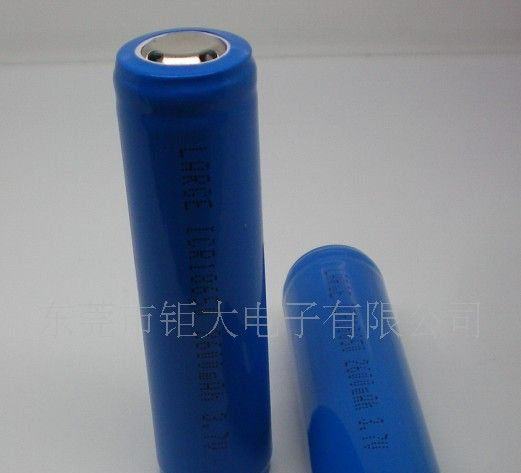 东莞3.7V 2600mAh 18650锂离子电池
