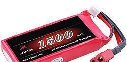 7.4v 1500mah 30C航模电池 玩具飞机电池