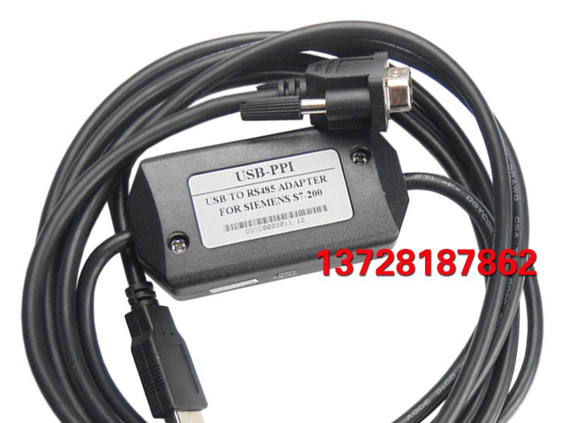 供应USB-PPIUSB接口的西门子S7-200 PLC编程电缆，带指示灯