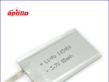 3.7V/0.2mm超薄情报局特殊使用聚合物电池 聚合物锂电芯厂批
