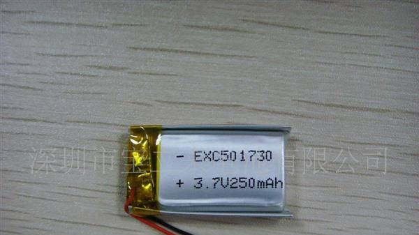 供应高品质聚合物锂电池503035-500MAH
