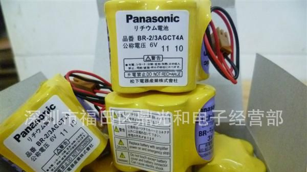 供应日本原装Panasonic松下BR-2/3AGCT4A 6V锂电池 PLC专用发那科