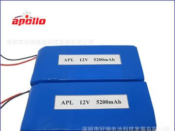 高容量12V/5200mAh聚合物锂电池 电动工具锂电池 组合电池