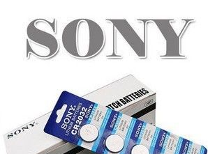 索尼sony CR2025 3V钮扣电池 车辆遥控器 电子词典纽扣电池