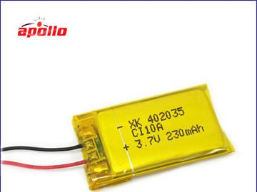 厂批3.7V 平板电脑电芯402035/230mah MP3电池 迷你聚合物锂电芯