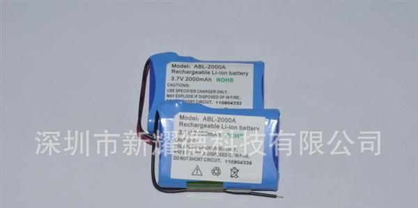 深圳7.4V聚合物锂电池1300毫安软包锂充电电池(图)