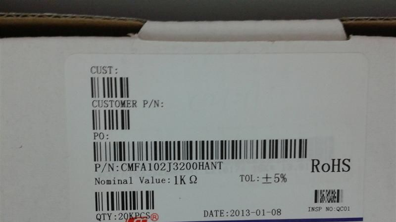 最实惠的热敏电阻 特价供应CMFA102J3200HANT