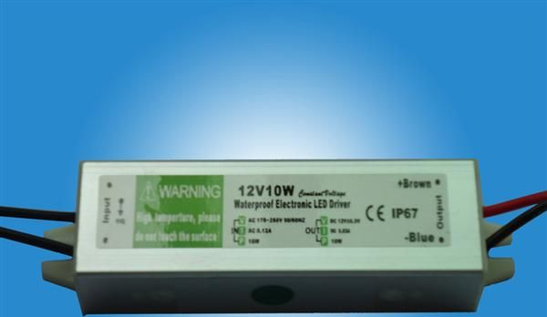 生产恒流12v/10W 恒压的LED防水电源
